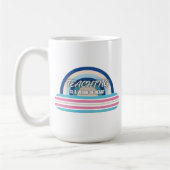 Mug Rainbow Teaching est un travail de coeur (Gauche)