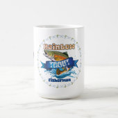 Mug Rainbow Trout Fishing Personalized Illustration (Centre)