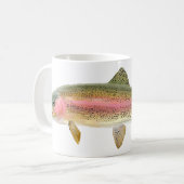 Mug Rainbow Trout Fly (Devant gauche)