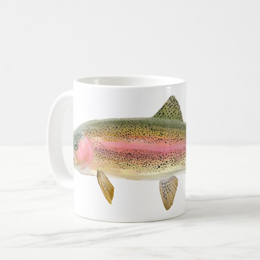 Mug Rainbow Trout Fly (Devant gauche)