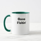 Mug RAINBOW-TROUT, lac Ohop, GoneFishin (Gauche)