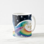 Mug Rainbow Wave Brighter Year Inspirational Classic (Devant droit)