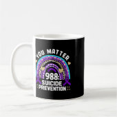 Mug Rainbow You Problem 988 Suicide Prevention Award (Gauche)