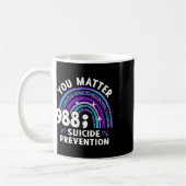 Mug Rainbow You Problem 988 Suicide Prevention Award (Gauche)