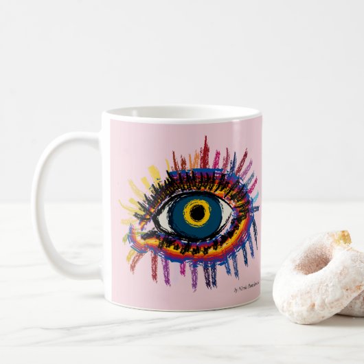 Mug Rainboweye (Avec donut)