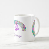 Mug Rainbows psychédélique et Unicorns Thunder_Cove (Devant droit)