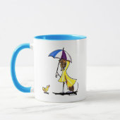 Mug Raincoat italien Greyhound (Gauche)
