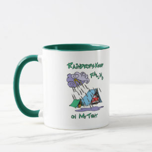 Mug Raindrops Camping