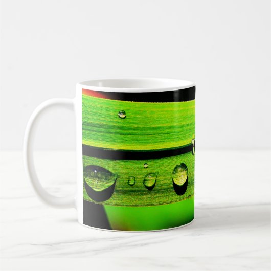 Mug Raindrops on Grass (Gauche)