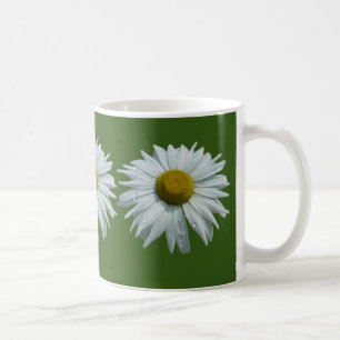 Mug Raindrops sur Daisy II Floral Fleur sauvage