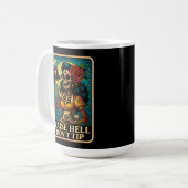 Mug Raise Hell Skeleton Witress Retro (Devant gauche)