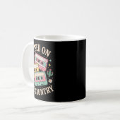 Mug Raised On 90's Country Music Retro Cette Design  (Devant gauche)
