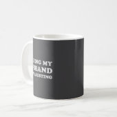 Mug Raising My Husband Is Exhausting Funny Wife Valent (Devant gauche)