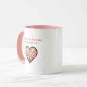 Mug Raising Tiny Humans Superpower Mom Life Design (Devant gauche)