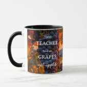 Mug Raisins amusants Appréciation de l'enseignant (Gauche)