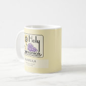 Mug Raisins de première communion et coupe, personnali (Devant gauche)