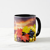 Mug Raisins de vin Feuille jolie (Devant droit)