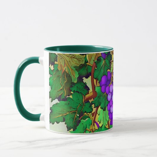 Mug Raisins pourpres sur la vigne (Gauche)