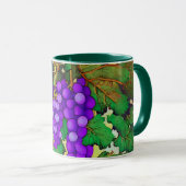 Mug Raisins pourpres sur la vigne (Devant droit)