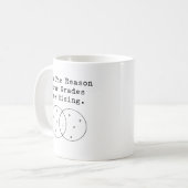 Mug Raison pour laquelle vos notes augmentent Professe (Devant gauche)