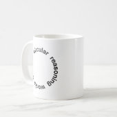 Mug Raisonnement circulaire (Devant gauche)