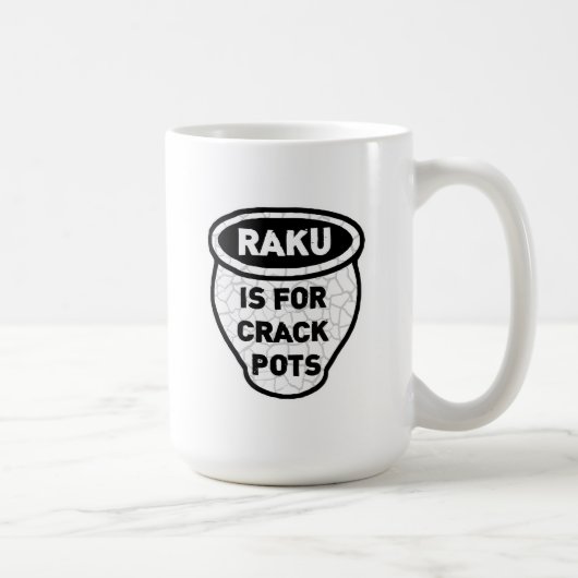 Mug Raku est pour des potiers de pots de fente (Droite)