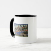 Mug Raleigh, Caroline du Nord - Scènes de grandes lett (Devant gauche)