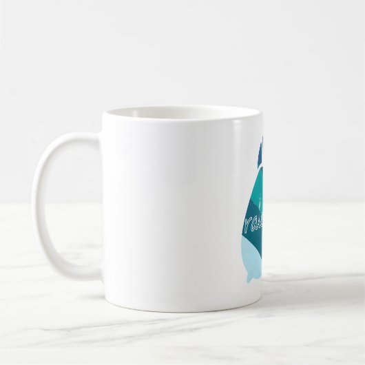 Mug Raleigh sarcelle vert bleu gland (Gauche)