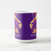 Mug râler llama sourit juste parce que citation (Centre)