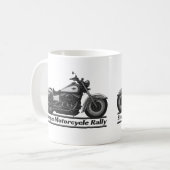 Mug Rallye Moto Sturgis Vélo Noir Et Blanc (Devant gauche)