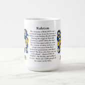 Mug Ralston, l'origine, la signification et la crête (Centre)