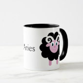 Mug RAM mignonne de Bélier de zodiaque de bande (Devant droit)