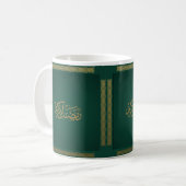 Mug Ramadan Kareem En Arabe Couleur Vert (Devant gauche)