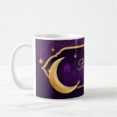 Mug Ramadan Kareem Purple Gold Crescent Stars Mosquée (Gauche)