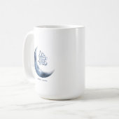 Mug Ramadan Mubarak En calligraphie arabe en calligrap (Devant gauche)