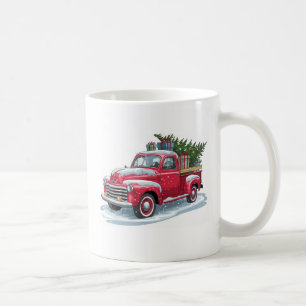Mug Ramassage Rouge et Sapin de Noël