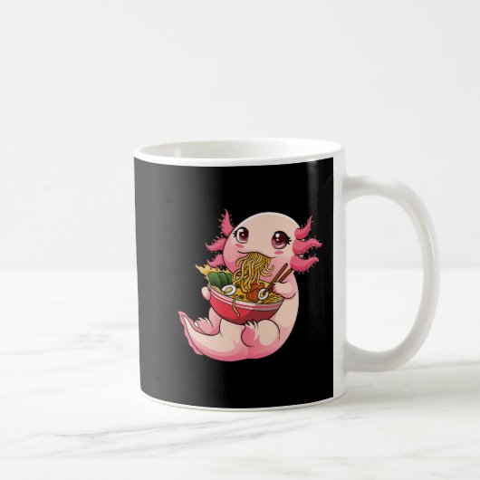 Mug Ramen Axolotl Kawaii Anime Japonaise Nourriture Fi (Droite)