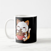 Mug Ramen Chat Anime Kawaii Chat Manger Ramen (Gauche)