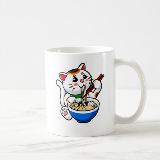 Mug Ramen Chat Chinois (Droite)