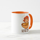 Mug Ramen Makes Me Feel Alive Funny Noodle Lover (Devant droit)