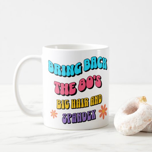Mug Ramener les années 80 (Avec donut)