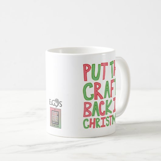 Mug Ramenez l'artisanat à Noël (Devant droit)