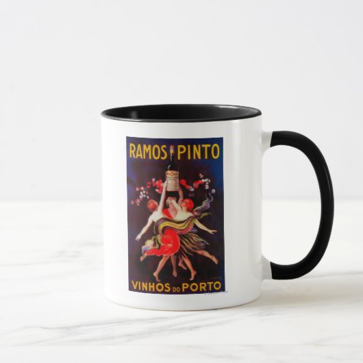 Mug Ramos Pinto Poster Vintage Europe (Droite)