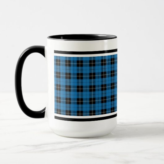 Mug Ramsay Clan Blue Hunting Scottish Tartan (Gauche)