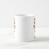 Mug Ramure de Noël Bow Cerf Visage (Centre)