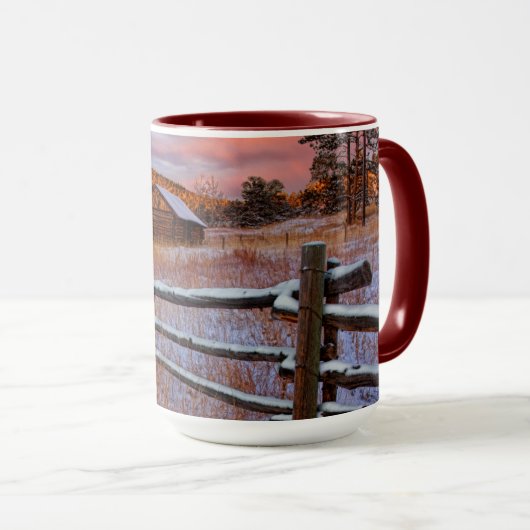 Mug Ranch de neige (Devant droit)