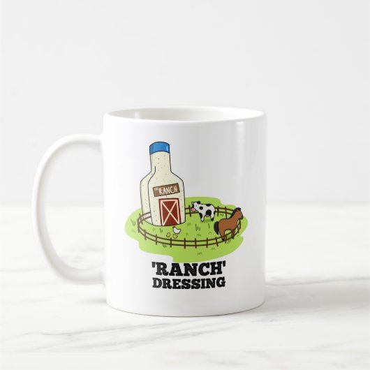 Mug Ranch Dressing Funky Food Pun (Gauche)