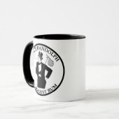 Mug Randolph de fantaisie le bon à rien d'août (Devant gauche)