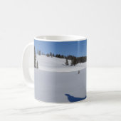 Mug Randonnée à neige dans le parc national Yellowston (Devant gauche)