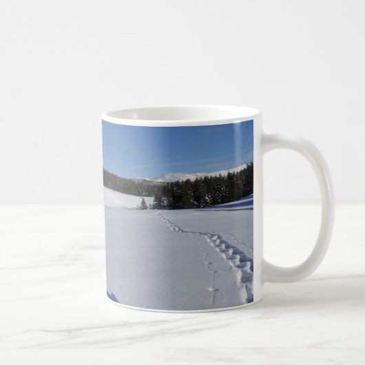 Mug Randonnée à neige dans le parc national Yellowston (Droite)